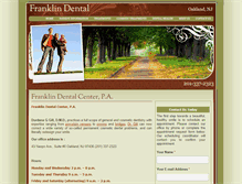 Tablet Screenshot of myfranklindental.com